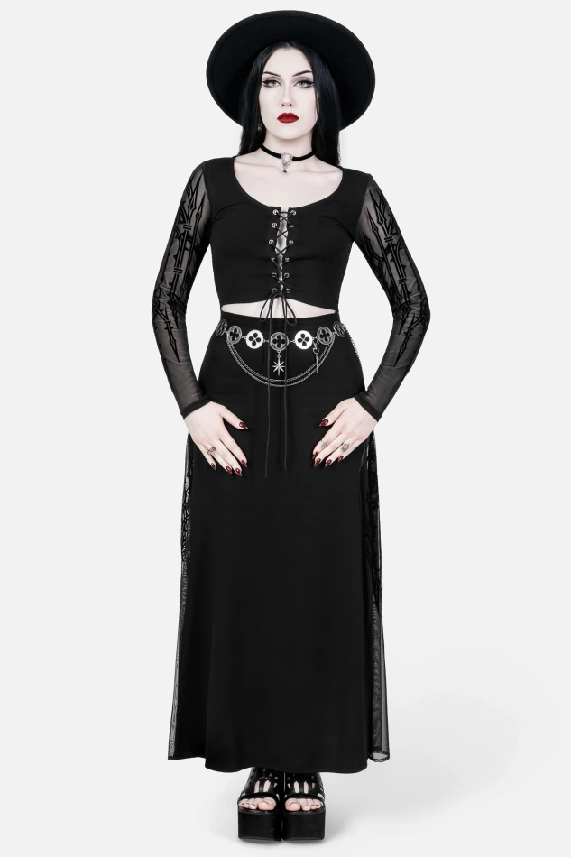 INFERNUM LONG SLEEVE TOP