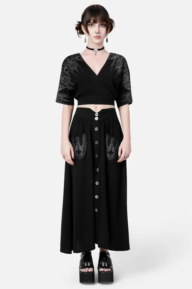 HERESY spódnica midi