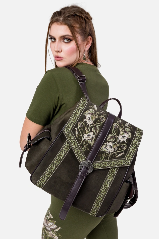 MOONVINE OLIVE RUCKSACK