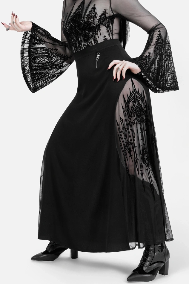 CHAPEL OF SHADOWS spódnica maxi