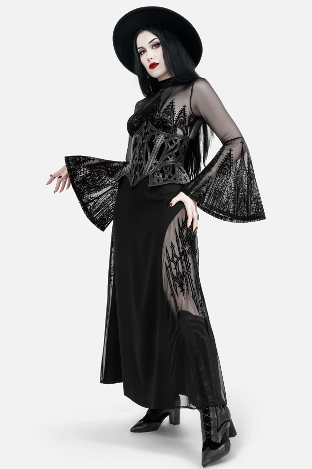 CHAPEL OF SHADOWS MAXI SKIRT