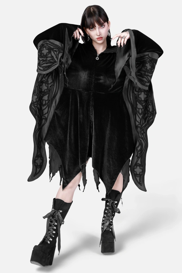 OBSIDIAN BLUZA ZE SKRZYDŁAMI