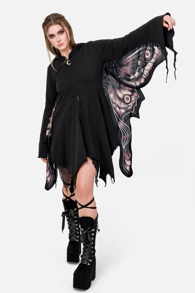 ASHIRA MOTH HOODIE
