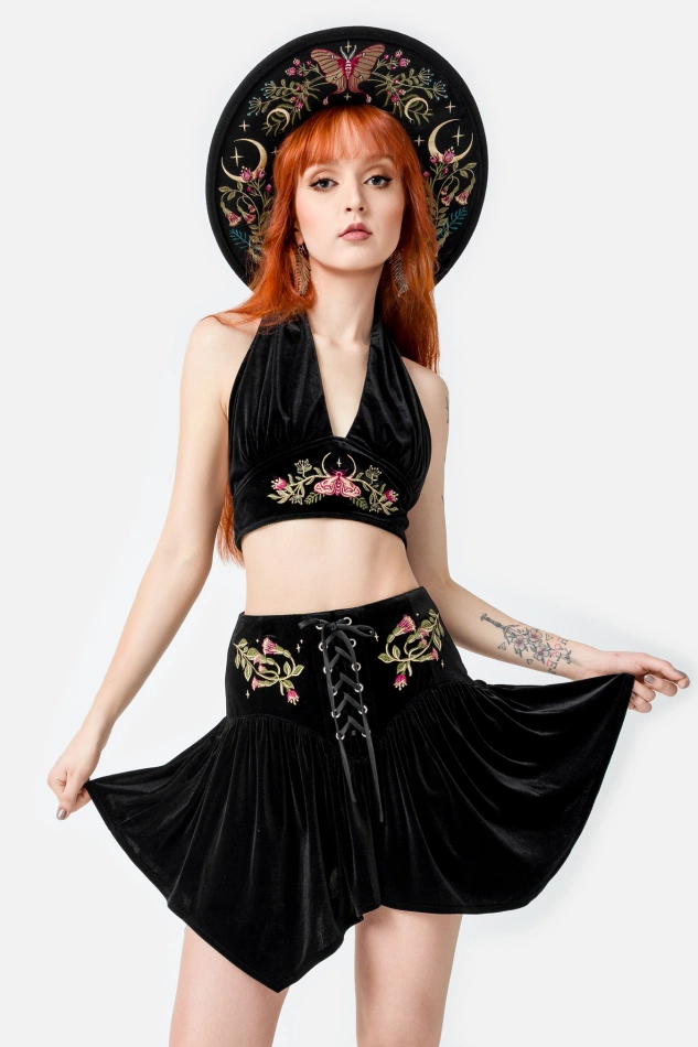 DARK BOTANY MINI SKIRT