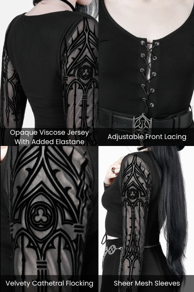 INFERNUM LONG SLEEVE TOP