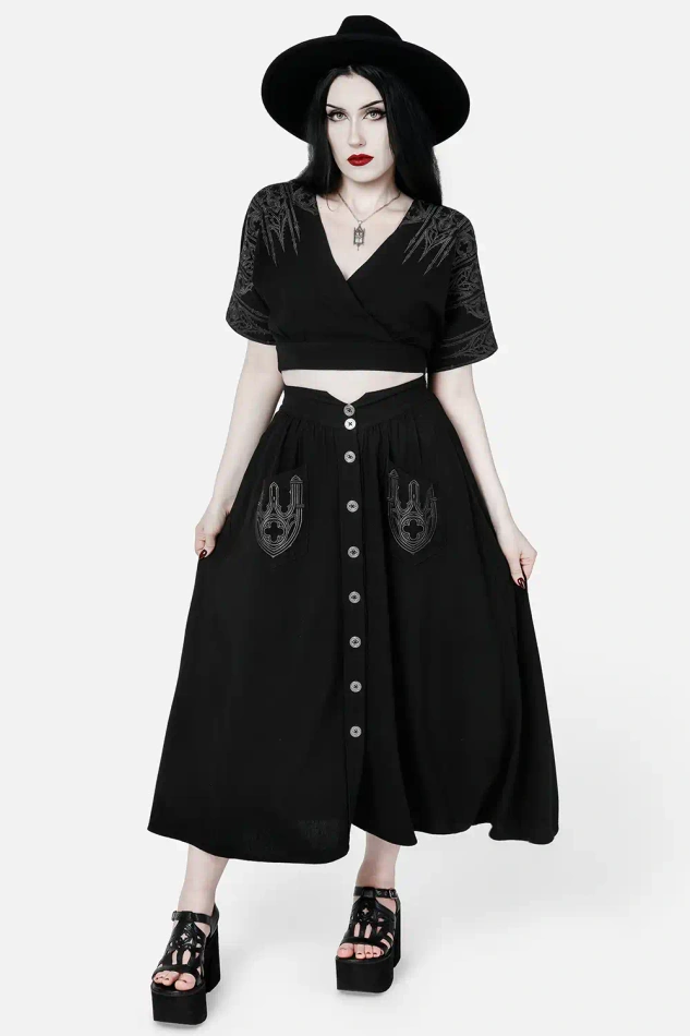 HERESY spódnica midi