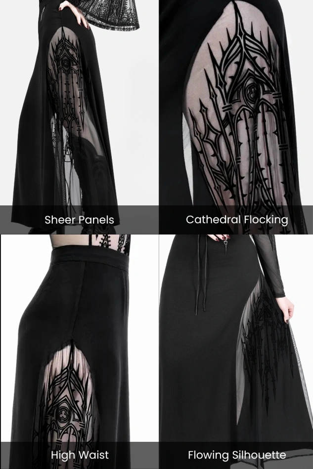 CHAPEL OF SHADOWS MAXI SKIRT