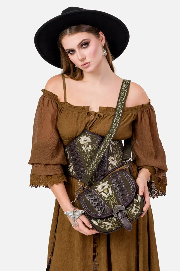 DARK BOTANY CORSET BELT
