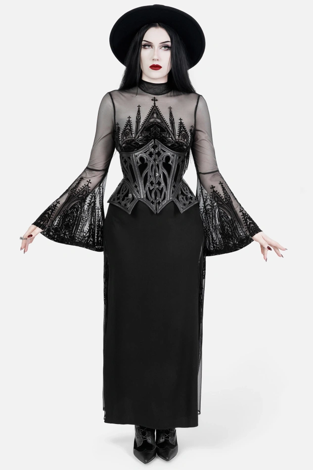 CHAPEL OF SHADOWS spódnica maxi