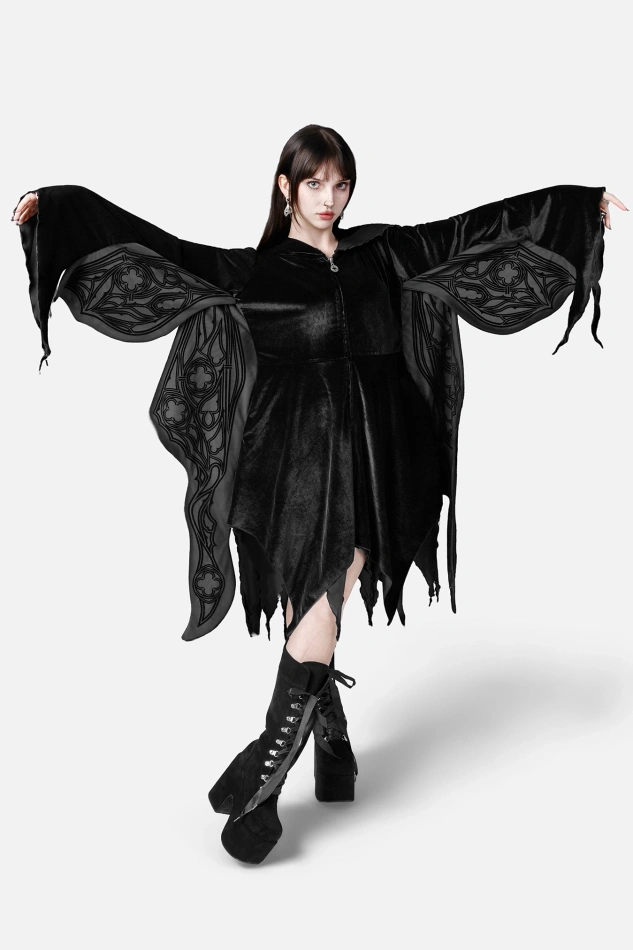 OBSIDIAN MOTH HOODIE