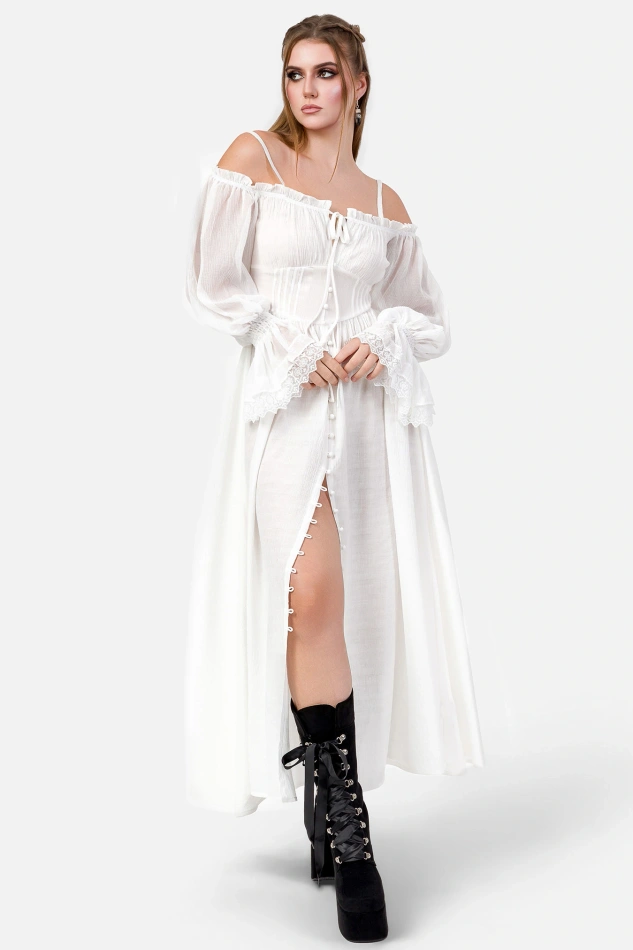 NIGHT CALLING DRESS IVORY