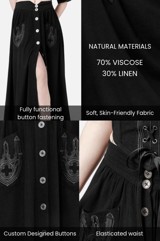 HERESY MIDI SKIRT