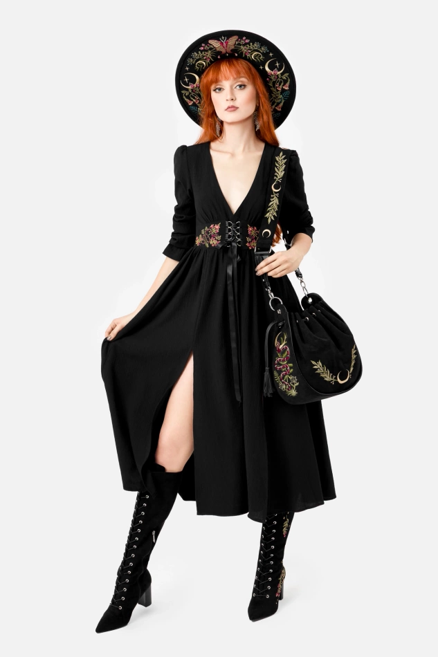 MIDIKLEID AUS VERGIFTETEN BLÜTENBLÄTTERN
