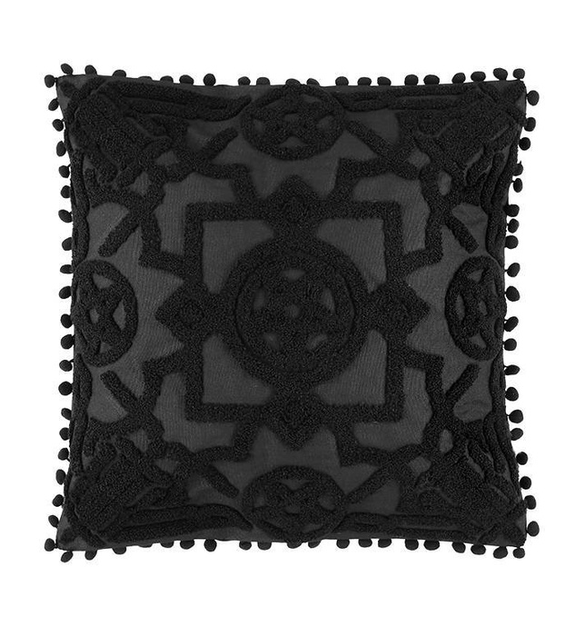 BLAIR BURNOUT CUSHION Gothic Kissenbezug Boudoir Stil