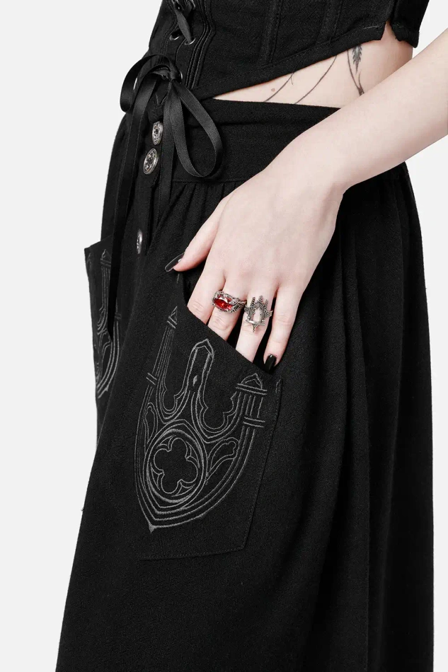 HERESY MIDI SKIRT